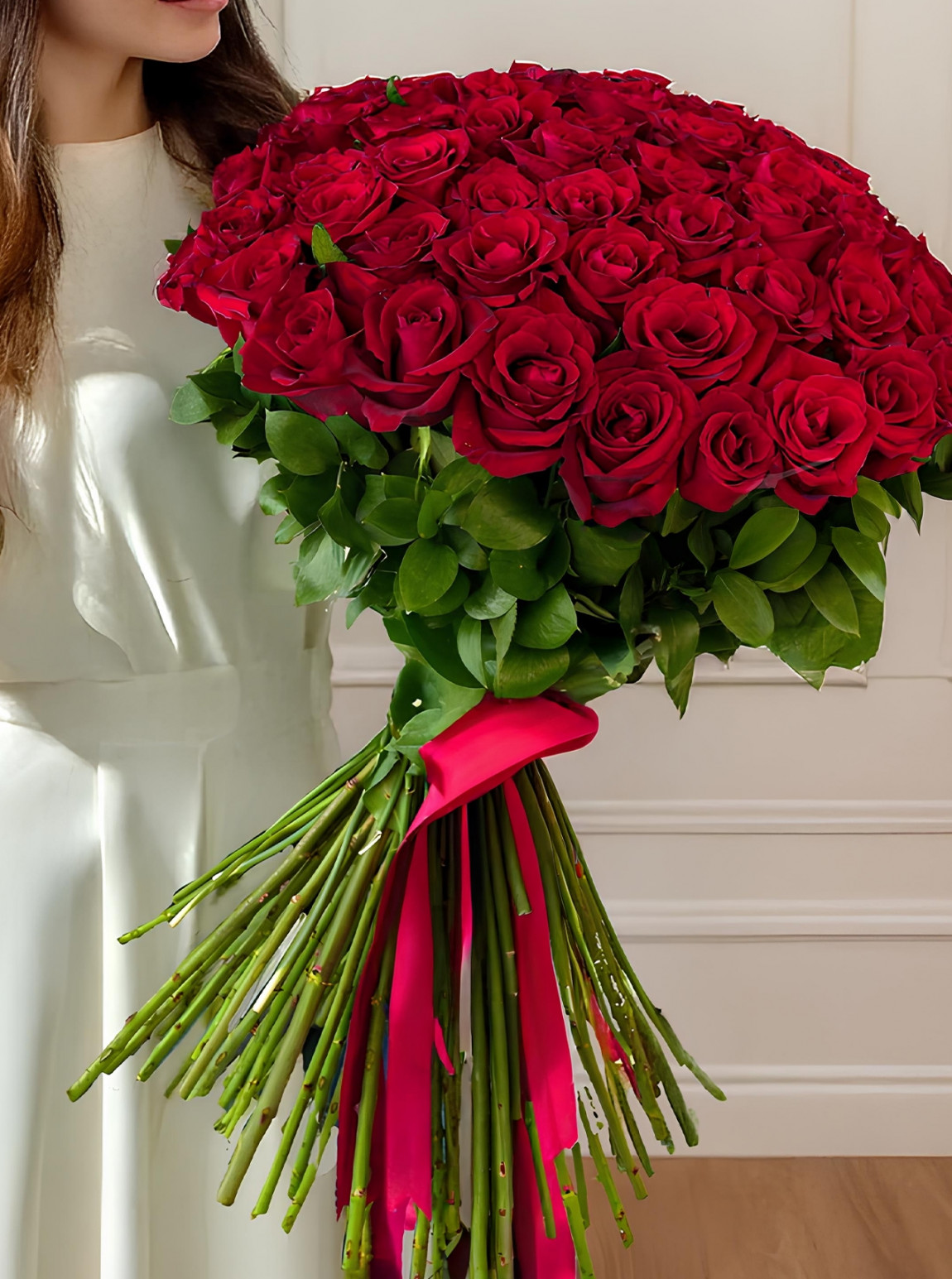 51 Kırmızı Gül Buketi