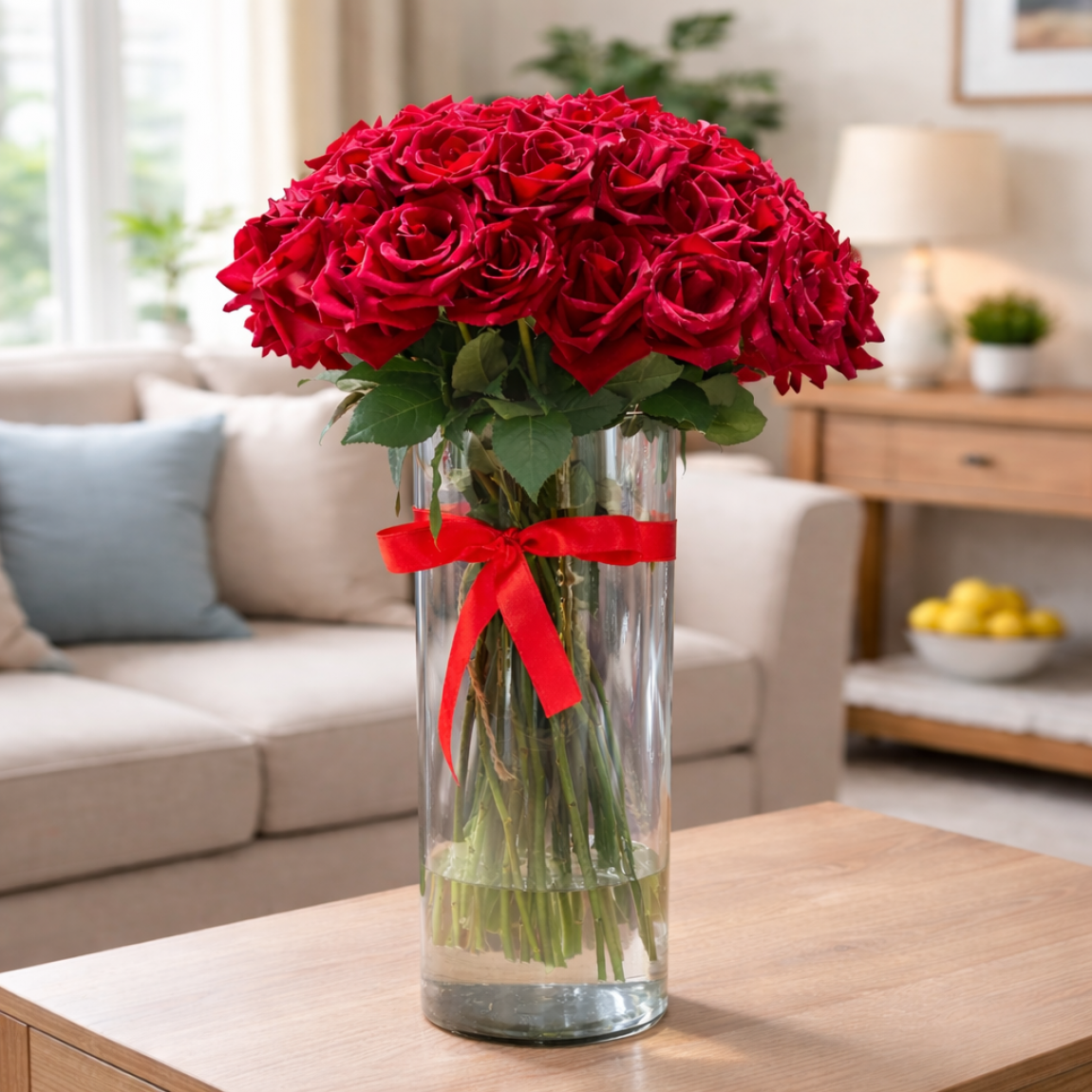 Vazoda 41 Kırmızı Gül Buketi
